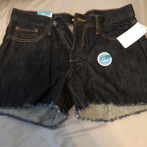 Denim shorts